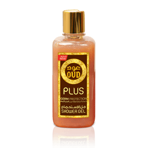 voici le Gel Douche Oud Plus antibactérien produits 100% végan et naturel non tester sur les animaux vendu par beaute-dorient.com