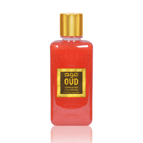 voici un Gel Douche Oud & Safran de la marque oud luxury vendu par beaute-dorient.com